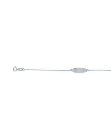 18CT W/G F.TRACE ID 1.2mm/16cm